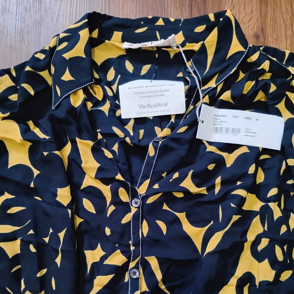 NWT Marni Danna Sable Polo Neck Shirt